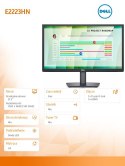 Dell Monitor E2223HN 21,5 cali LED VA Full HD (1920x1080) /16:9/HDMI/VGA/3Y AES