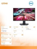 Dell Monitor G2724D 27 cali 165Hz IPS/2560x1440/HDMI/DP/3Y