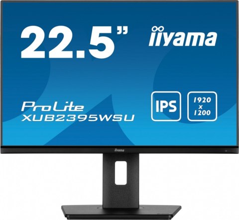 IIYAMA Monitor 22.5 cala XUB2395WSU-B5 IPS, PIVOT, 1920x1200, DP, HDMI, VGA, 16:10, 2xUSB, 2x2W, Freesync, HAS(150mm)