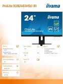 IIYAMA Monitor 23.8 cala ProLite XUB2463HSU-B1 IPS,100HZ,ECO,3ms,SLIM,HDMI,DP,2x USB3.22x2W,HAS(150mm),TCO,EPEAT