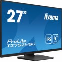 IIYAMA Monitor 27 cali T2752MSC-B1 10 PKT. POJ,IPS,HDMI,DP,2x2USB(3.2),2x1W400cd/m2,7H,