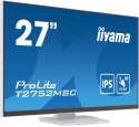 IIYAMA Monitor 27 cali T2752MSC-W1 10 PKT. POJ,IPS,HDMI,DP,2x2USB(3.2),2x1W400cd/m2,7H