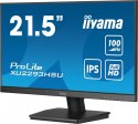 IIYAMA Monitor ProLite XU2293HSU-B6 21.5 cala IPS,100Hz,FHD,1ms,HDMI,DP,2xUSB,2x2W, FreeSync