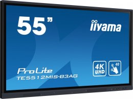 IIYAMA Monitor interaktywny 55 cali TE5512MIS-B3AG INFRARED,40pkt,IPS,4K,7H,WiFi,VGA,HDMI, USB-c,Wifi,Bluetooth,metal,8ms