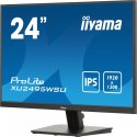 IIYAMA Monitor 24 cale XU2495WSU-B7 IPS,16:10,300cd,4ms,HDMI,DP,3xUSB(3.2), 1xUSB-c,2x2W,FlickerFree