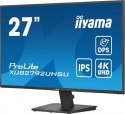 IIYAMA Monitor 27 cali XU2792UHSU-B6 4K,IPS,DP,HDMI,USB-C Power delivery, 350 cd, DPS