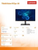 Lenovo Monitor ThinkVision P27pz-30 27 cali 63E4GAT2EU