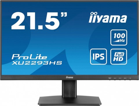 IIYAMA Monitor 21,5 cala XU2293HS-B6 IPS/HDMI/DP/SLIM/2x1W