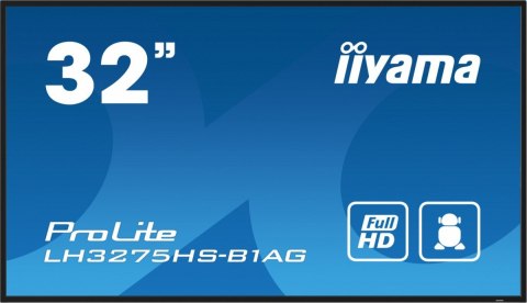 IIYAMA Monitor 32 cale LH3275HS-B1AG 24/7, IPS, ANDROID 11, FHD