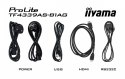 IIYAMA Monitor 43 cale TF4339AS-B1AG,IPS,4K,HDMIx2,DP,RJ45,3xUSB,40pkt, ANDROID,24/7