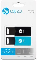 HP Inc. Pendrive 32GB USB 2.0 TWINPACK HPFD212-32-TWIN