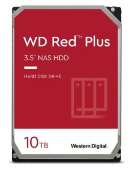 Western Digital Dysk HDD Red Plus 10TB 3,5'' CMR 256MB/7200RPM Class