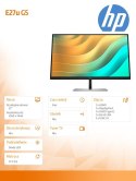 HP Inc. Monitor 27 cali E27u G5 QHD USB-C 6N4D3AA#ABB