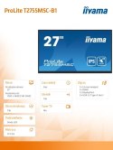 IIYAMA Monitor 27 cali T2755MSC-B1 DOTYK,USB,HDMI,IPS