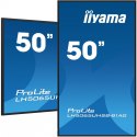 IIYAMA Monitor 50 cali LH5065UHSB-B1 AG, 24/7, VA, ANDROID 11, 4K, 800cd, iiSignage2, SDM, 2x HDMI, DP, 2x USB,2x 10W, RJ45, WiFi, 4/32