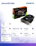 Gigabyte Karta graficzna GeForce RTX 3060 Windforce OC 2.0 12GB GDDR6 192bit