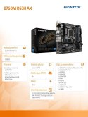 Gigabyte Płyta główna B760M DS3H AX s1700 4DD 5 HDMI/DP/DSUB mATX