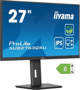 IIYAMA Monitor 27 cali ProLite XUB2763QSU-B1 IPS,QHD,HAS,100Hz