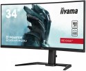 IIYAMA Monitor 34 cale GCB3481WQSU-B1 VA, UWQHD, 180HZ, 0.3ms, 500cd