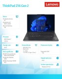 Lenovo Laptop ThinkPad Z16 G2 21JX0018PB W11Pro 7840HS/32GB/1TB/AMD Radeon/16.0 WQUXGA/Touch/Arctic Grey/3YRS Premier Support + CO2 Off