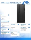 HP Inc. Komputer Pro Tower 290 G9 i7-13700 512GB/16GB/DVDR/W11P 883U5EA