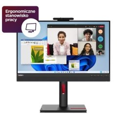 Lenovo Monitor 23.8 ThinkCentre Tiny-in-One 24 Gen 5 WLED with Webcam 12NAGAT1EU