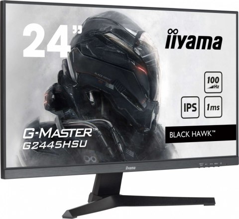 IIYAMA Monitor 23,8 cala G2445HSU-B2 IPS, FHD, 100Hz, 1ms, 2xUSB, 300cd IIYAMA Monitor 23,8 cala G2445HSU-B2 IPS, FHD, 100Hz, 1ms, 2xUSB, 300cd