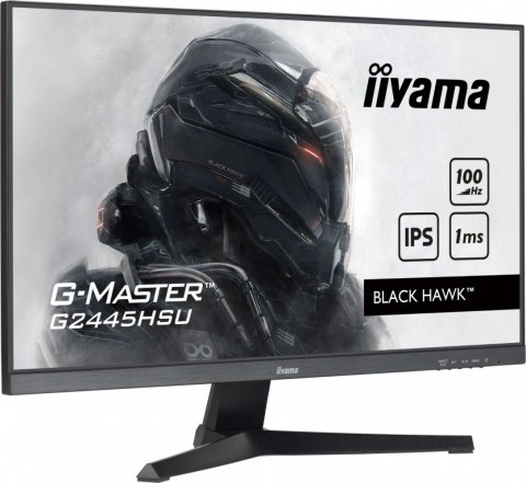 IIYAMA Monitor 23,8 cala G2445HSU-B2 IPS, FHD, 100Hz, 1ms, 2xUSB, 300cd IIYAMA Monitor 23,8 cala G2445HSU-B2 IPS, FHD, 100Hz, 1ms, 2xUSB, 300cd