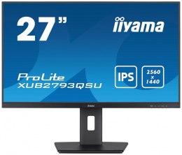 IIYAMA Monitor 27 cali XUB2793QSU-B7 IPS, QHD, HAS(150mm), 100Hz, 300cd