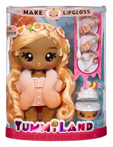 MGA Lalka Yummiland Large Lipgloss Pet, Piper Peach