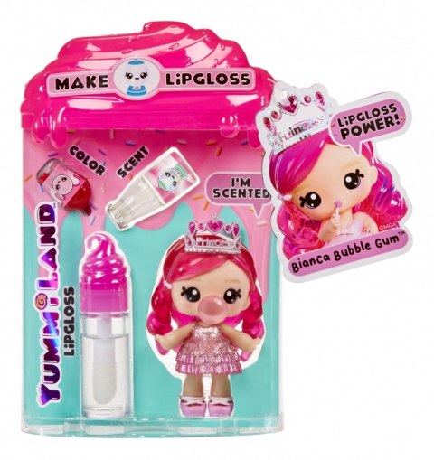 MGA Lalka Yummiland Lipgloss, Bianca Bubblegum