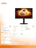 AOC Monitor 27G4X 27 cali IPS 180Hz HDMIx2 DP Pivot Głośniki