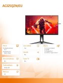 AOC Monitor 31.5 cali AG325QZN VA 240Hz HDMIx2 DPx2 Pivot