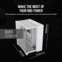 Corsair Obudowa iCUE LINK 6500X RGB Mid-Tower ATX biała