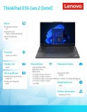 Lenovo Notebook ThinkPad E16 G2 21MA002RPB W11Pro Ultra 7 155H/16GB/512GB/INT/16.0 WUXGA/Graphite Black/3YRS OnSite + 1YR Premier Suppo