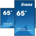 IIYAMA *IIYAMA 65&#39;LH6565UHSB-B1, 24/7,IPS,ANDROID.11,4K,800cd, iiSignage2, SDM, 2x HDMI, DP, 2x USB,2x 10W, RJ45, WiFi, 4/32GB, PIO