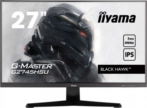 IIYAMA Monitor 27 cali G2745HSU-B2 IPS,FHD,100Hz,1ms,2xUSB,300cd