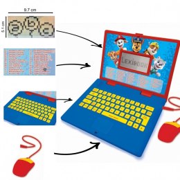 Lexibook Laptop edukacyjny Psi Patrol Trzyjęzyczny UA/ENG/PL 186 aktywności