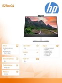 HP Inc. Monitor konferencyjny E27m G4 USB-C QHD 40Z29AA