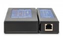 Digitus Tester kabli sieciowych i komunikacyjnych LED, kat.5e-kat.6A, (RJ45, RJ12, RJ11), Auto-Scan z PoE