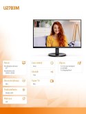 AOC Monitor U27B3M 27 cali VA 4K HDMIx2 DP Głośniki