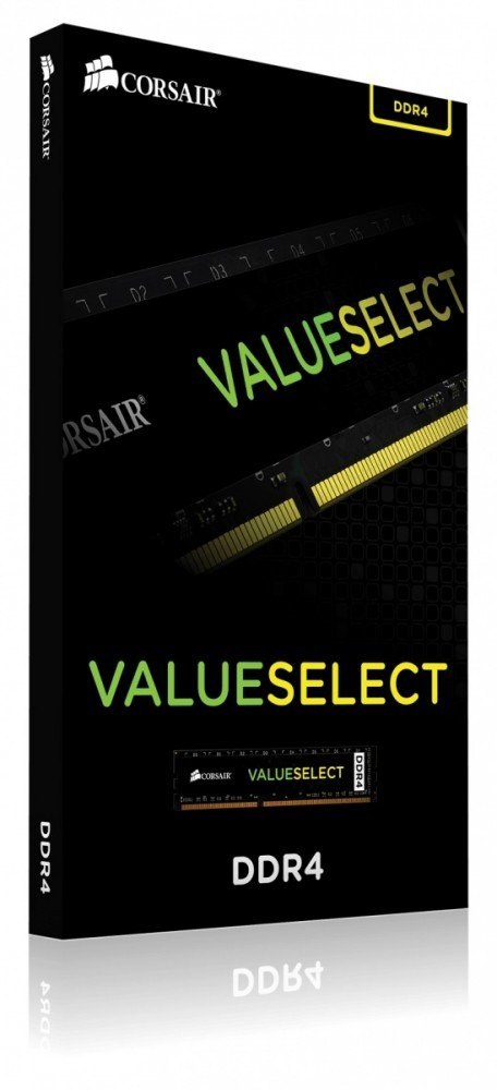 Corsair DDR4 VALUESELECT 8GB/2400 1x288 DIMM 1.20V CL16-16-16-39 Corsair DDR4 VALUESELECT 8GB/2400 1x288 DIMM 1.20V CL16-16-16-39
