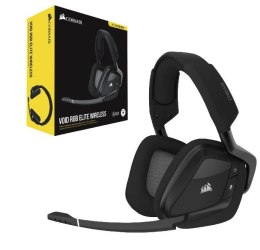 Corsair Słuchawki Void RGB Elite Wireless Headset Carbon