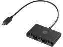 HP Inc. USB-C to 3 USB-A Hub Z6A00AA