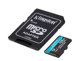 Kingston Karta pamięci microSD 128GB Canvas Go Plus 170/90MB/s Adapter