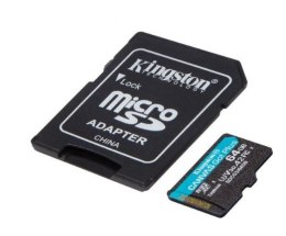 Kingston Karta pamięci microSD 64GB Canvas Go Plus 170/70MB/s Adapter