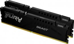 Kingston Pamięć DDR5 Fury Beast 64GB(2*32GB)/5200 CL40 czarna