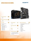 Gigabyte Płyta główna B760 DS3H AX DDR4 s1700 4DDR4 DP/HDMI ATX