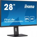 IIYAMA Monitor 28 cali XUB2893UHSU-B5,IPS,4K,HDMI,DP,2x2W,HAS(150mm)