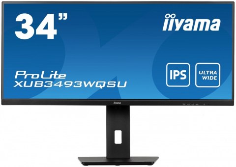 IIYAMA Monitor 34 cale XUB3493WQSU IPS,UWQHD,DP,HDMI,HAS(150mm)